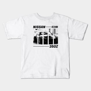 NISSAN 350Z Black 'N White 3 Kids T-Shirt